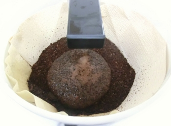 コーヒー粉・挽き・膨らみ