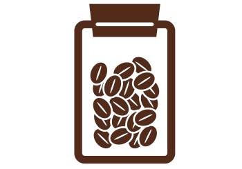 コーヒー豆保存容器